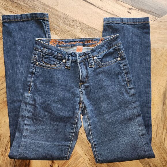 Denim - Christopher Blue Women's Straight Leg Jeans Sz 2